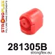 281305B: Front wishbone rear bush Black
