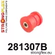 281307B: Rear track arm front bush Red