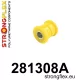 281308A: Outer arm to hub bush and inner track arm bush SPORT Yellow