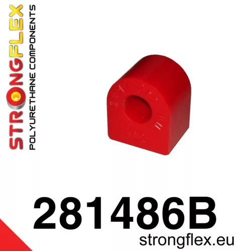 281486B: Front anti roll bar bush 15mm Red