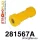 281567A: Front upper arm bush SPORT Yellow
