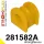 281582A: Front anti roll bar bush SPORT 20mm Yellow