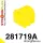 281719A: Front anti roll bar bush SPORT Custom Yellow