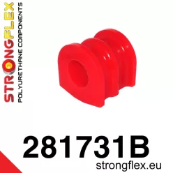 281731B: Rear anti roll bar bush 21mm Red