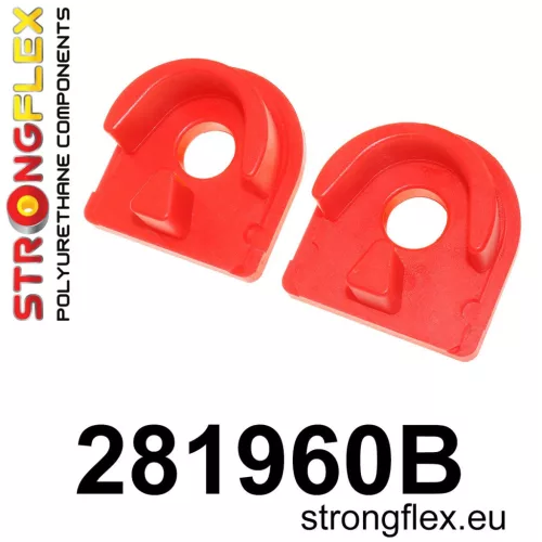 281960B: Gearbox mount inserts Red