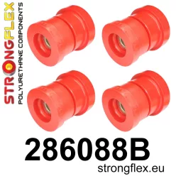 286088B: Rear beam mounting bush kit RWD 0 pcs Red
