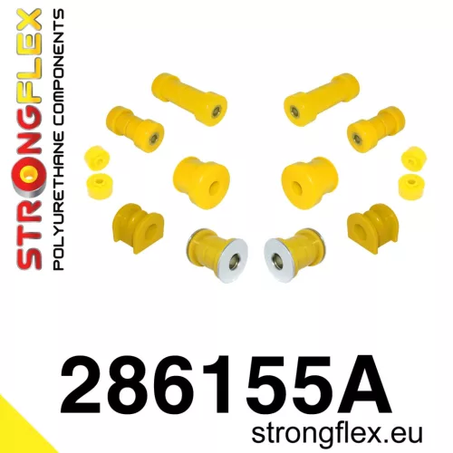 286155A: Front suspension bush kit SPORT 20mm 53mm Yellow
