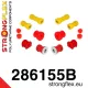 286155B: Front suspension bush kit 20mm 53mm Black