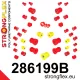 286199B: Full suspension bush kit 27mm 21mm Red