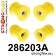 286203A: Rear beam bush kit SPORT Yellow