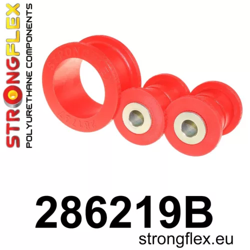 286219B: Steering rack mount bush kit Red