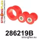286219B: Steering rack mount bush kit Red