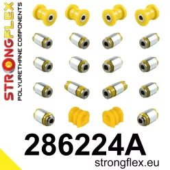 286224A: Rear suspension bush kit SPORT 21mm Yellow