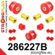 286227B: Rear suspension bush kit 24mm Red