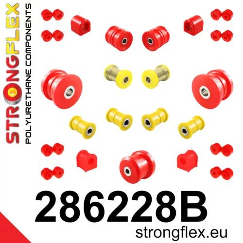 286228B: Full suspension bush kit Custom 25mm Black