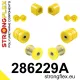 286229A: Front suspension bush kit SPORT 24mm 4 pcs Black