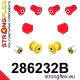 286232B: Front suspension bush kit Custom - Black