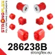 286238B: Front suspension bush kit 21mm Black