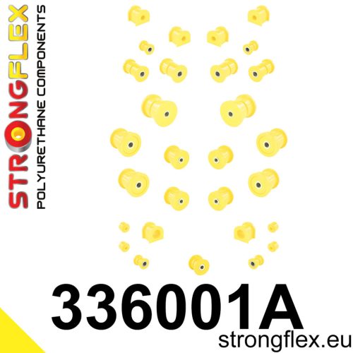 336001A: Full suspension polyurethane bush kit SPORT