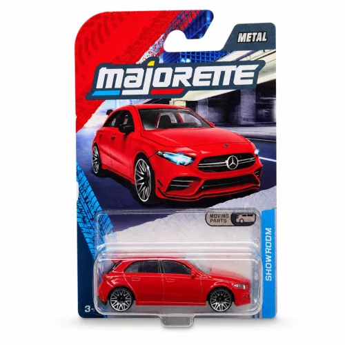 Majorette Showroom Premium Cars Mercedes-Benz AMG A 35 autómodell - piros