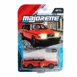 Majorette Vintage Premium Cars Volvo 240 GL Estate autómodell - piros