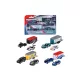 Majorette Racing Deluxe Trailer 3 részes versenyautó szett