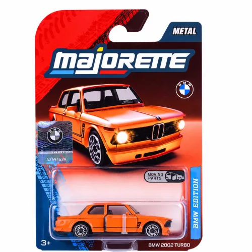 Majorette BMW Premium Cars BMW 2002 Turbo autómodell - narancs