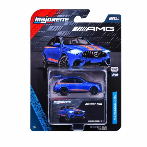 Majorette Mercedes-AMG Deluxe Cars Mercedes-AMG GLC 63 S autómodell - kék