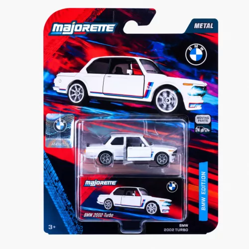 Majorette BMW Deluxe Cars BMW 2002 Turbo autómodell - fehér