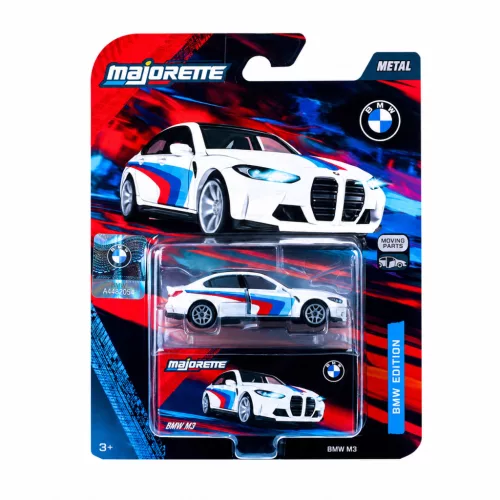 Majorette BMW Deluxe Cars BMW M3 (G80) autómodell - fehér