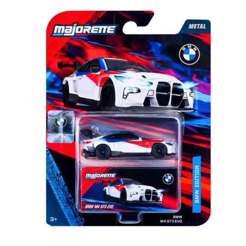 Majorette BMW Deluxe Cars BMW M4 GT3 EVO autómodell - fehér