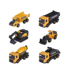 Majorette Volvo Construction fém munkagép (6 féle)