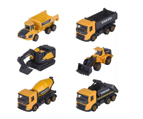 Majorette Volvo Construction fém munkagép (6 féle)