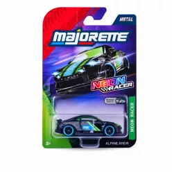   Majorette Neon Racer Cars Alpine A110 R autómodell - fekete/zöld
