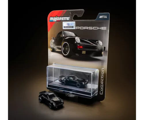 Majorette Collection 1975 Porsche 930 Turbo autómodell - fekete