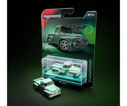 Majorette Collection 1956 Ford F-100 autómodell - mentazöld