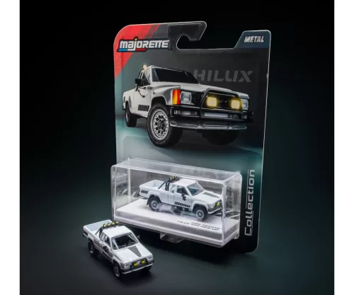 Majorette Collection 1985 Toyota Hilux SR5 Pickup autómodell - fehér