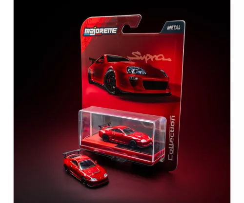 Majorette Collection 1995 Toyota Supra autómodell - piros