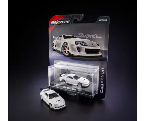 Majorette Collection 1995 Toyota Supra autómodell - fehér