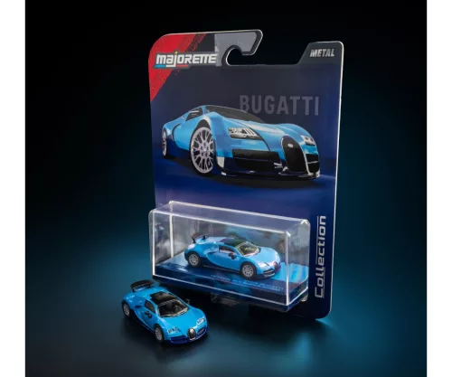 Majorette Collection 2005 Bugatti Veyron 16.4 Super Sport autómodell - kék/fekete