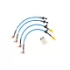 Alfa Romeo Giulietta MultiAir 1.4Turbo (148 Bhp) Brake Lines-Colour Black Colour Red - Solid Colour Blue - Solid Colour Clear Colour Yellow Colour Orange