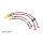 Alfa Romeo Brera 2.4 JTD Brake Lines-Colour Black Colour Red - Solid Colour Blue - Solid