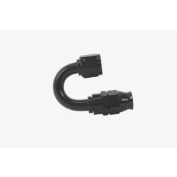 Aeromotive PTFE Hose End AN8 180deg Black Anodized