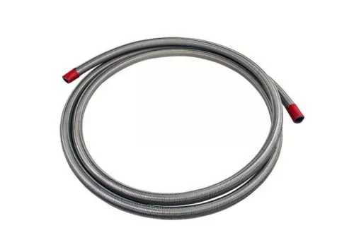 Fuel Hose AN8 11mm 2.4m Rubber SS with Steel Braid Aeromotive