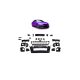 Bumper Set of Accessories BMW 4 F32 F33 F36 Front Accesories