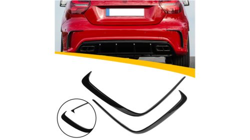 Mesh Mercedes-Benz A W176 Rear Valance Gloss Black