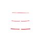 Trim Volkswagen Transporter T6 Front Bumper Red