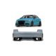 Bumper Audi A3 8V Rear with Diffuser and Pipes