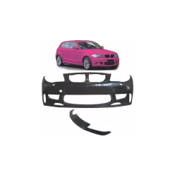 Spoiler BMW 1 E81 E82 E87 E88 Front Matt Black