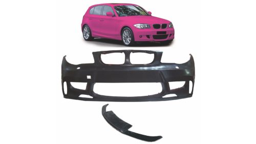 Spoiler BMW 1 E81 E82 E87 E88 Front Matt Black